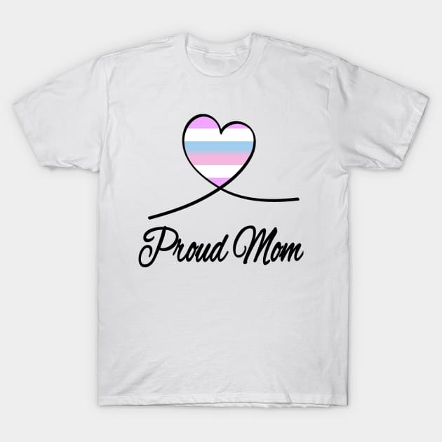 Proud Mom T-Shirt by artbypond